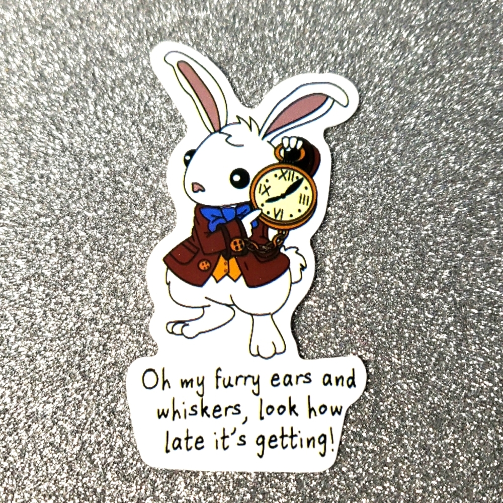 10/$10 ALICE IN WONDERLAND waterproof Sticker